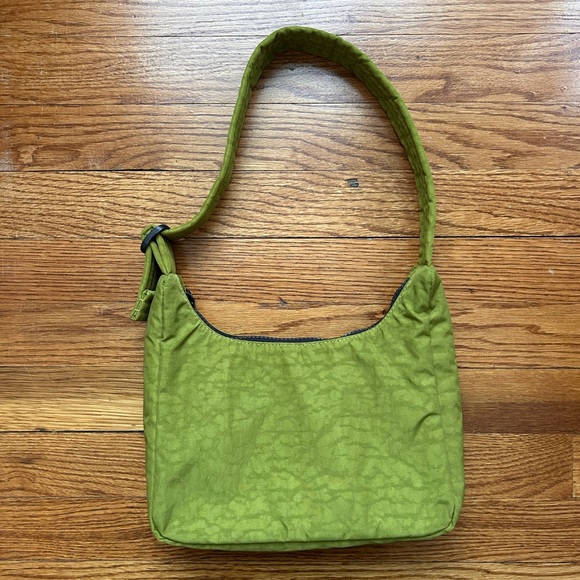 BAGGU Handbags - BAGGU Mini Nylon Shoulder Bag - Avocado